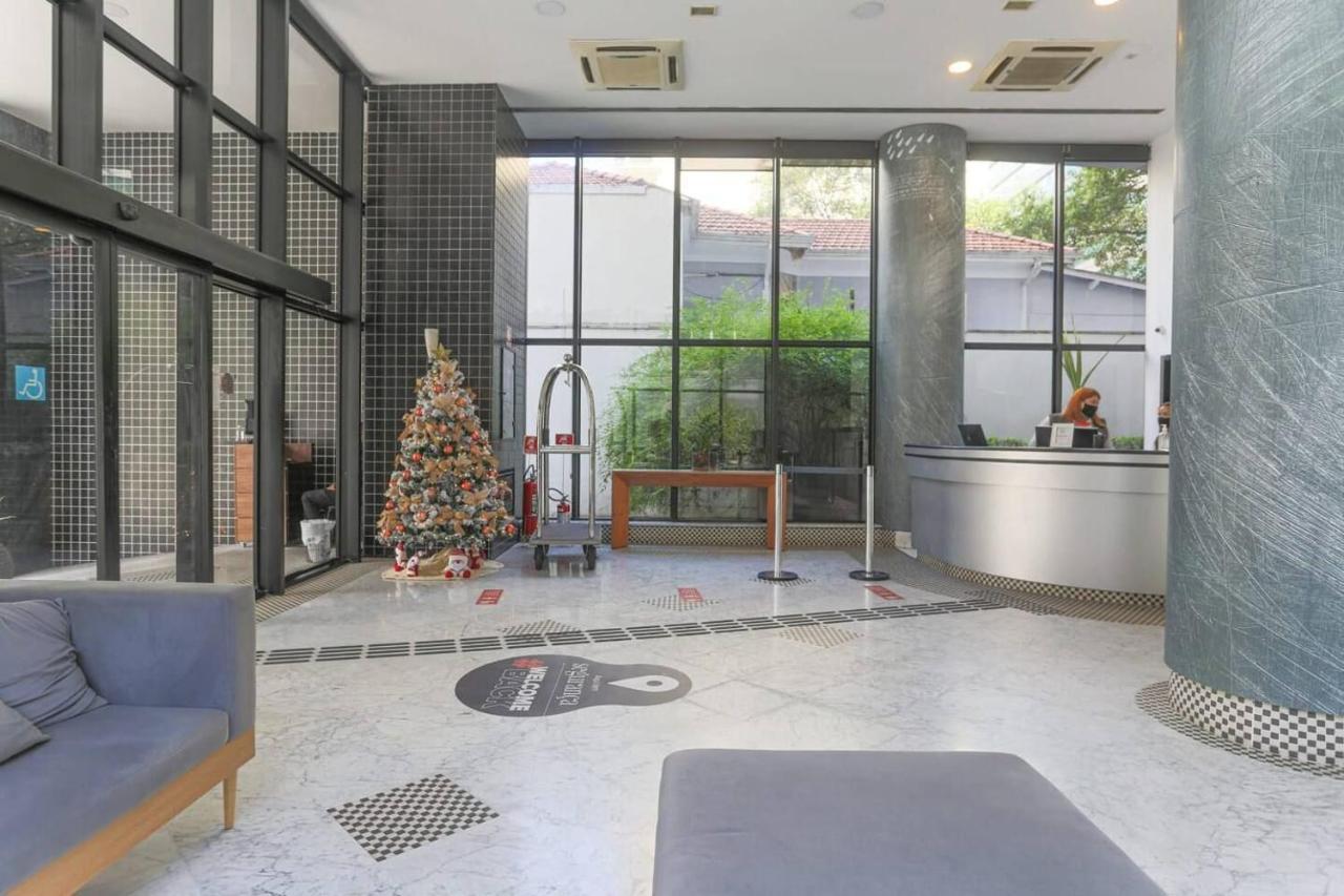 圣保罗 Elegant Flat Jardins - Garagem, Ar Cod,酒店 外观 照片