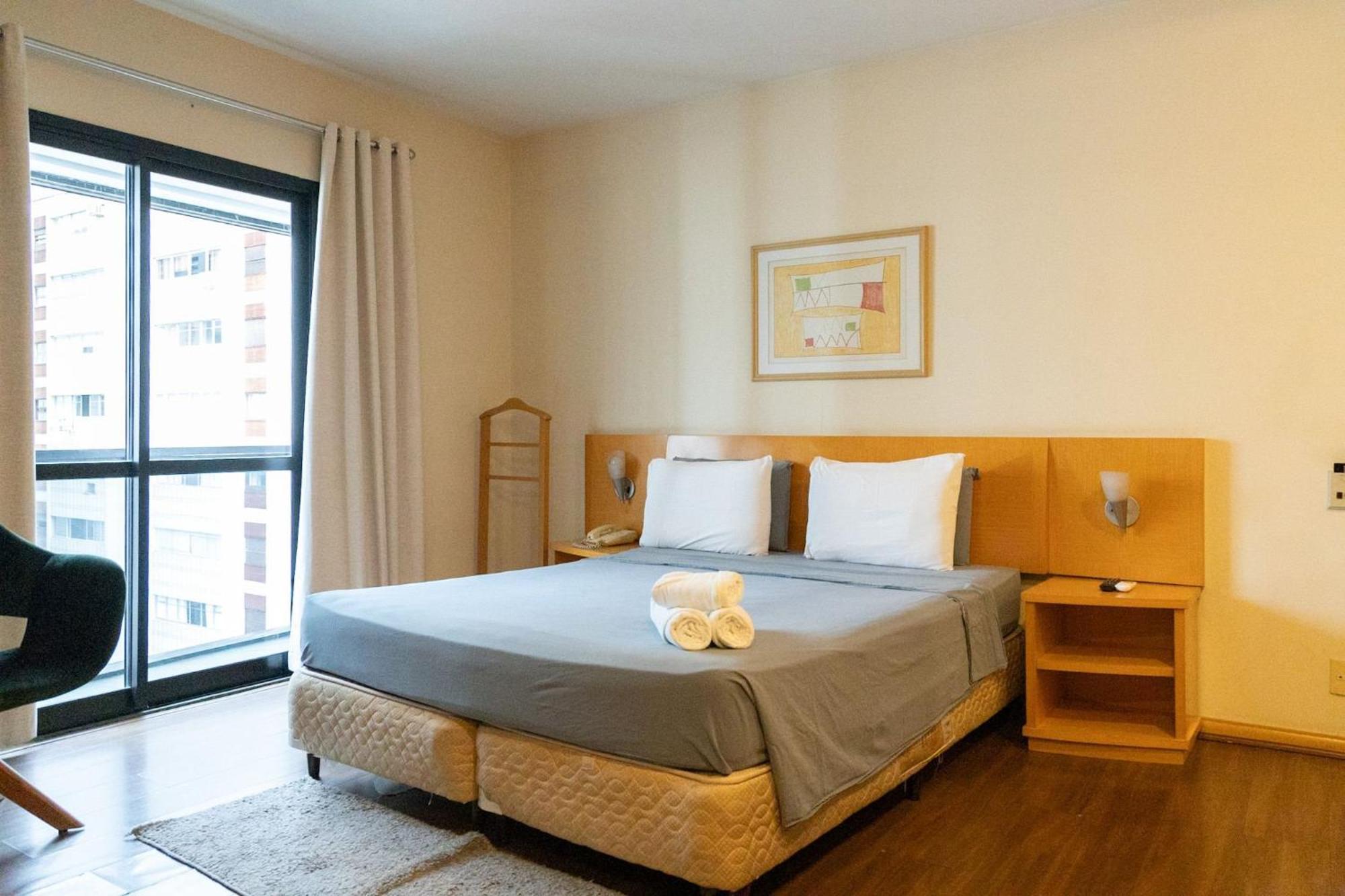 圣保罗 Elegant Flat Jardins - Garagem, Ar Cod,酒店 外观 照片